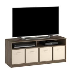 Mainstays 4 Cube TV Console for TVs up to 59", Espresso