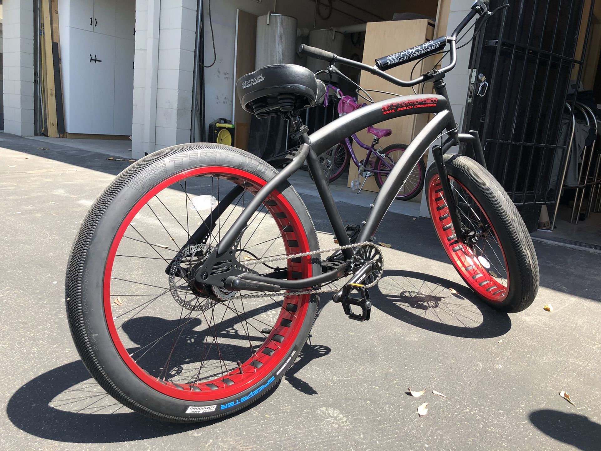 BRAND NEW Soul Stomper Beach Cruiser MATTE BLACK for Sale in