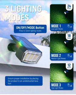 Solar Spot Lights Outdoor Waterproof, Solar Spotlights, 4 Packs, Cool White
63 LED, 3 Lighting Modes, 120° Adjustable Solar Landscape Lights for Yard,