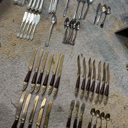 Silver Plate N Bronze Sets