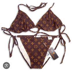 Beautiful Brown 2 Pc Bikini Sz L Nwt