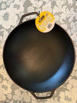Lodge 14" Cast Iron Wok – Brand New, Never Used