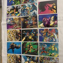 Wolverine 1992 Marvel cards