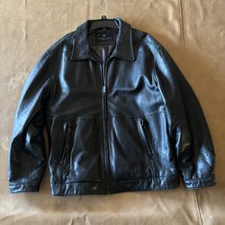 Xl Kenneth Cole Leather Jacket XL