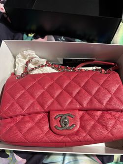 Chanel Coral Medium Easy Flap Bag