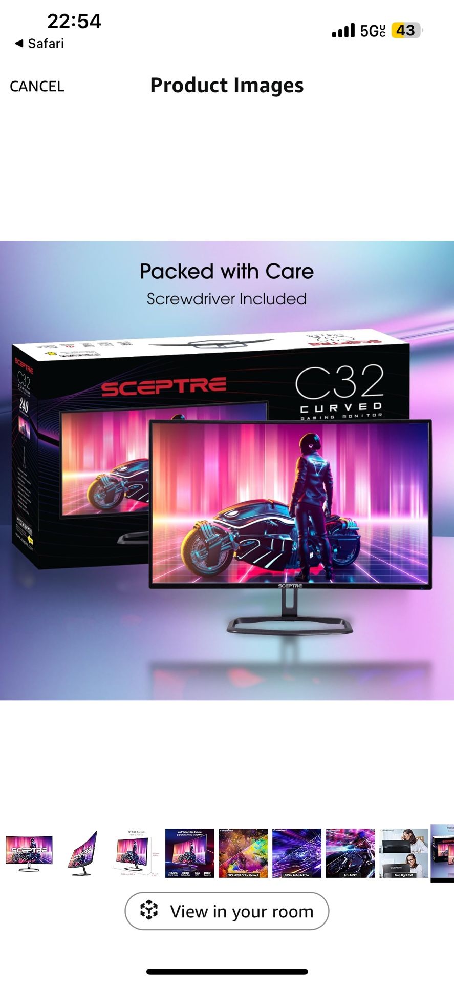 Scepter Curved Monitor