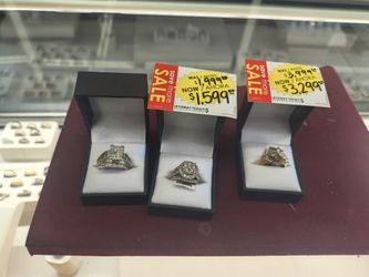 18k 14k10k Rings different prices and grams layaway available 10% Dwon if you interested please make sure you ask for Maribel thank you