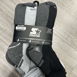 NWT Men’s Arch Support Extended Size Quarter Socks 15 pairs