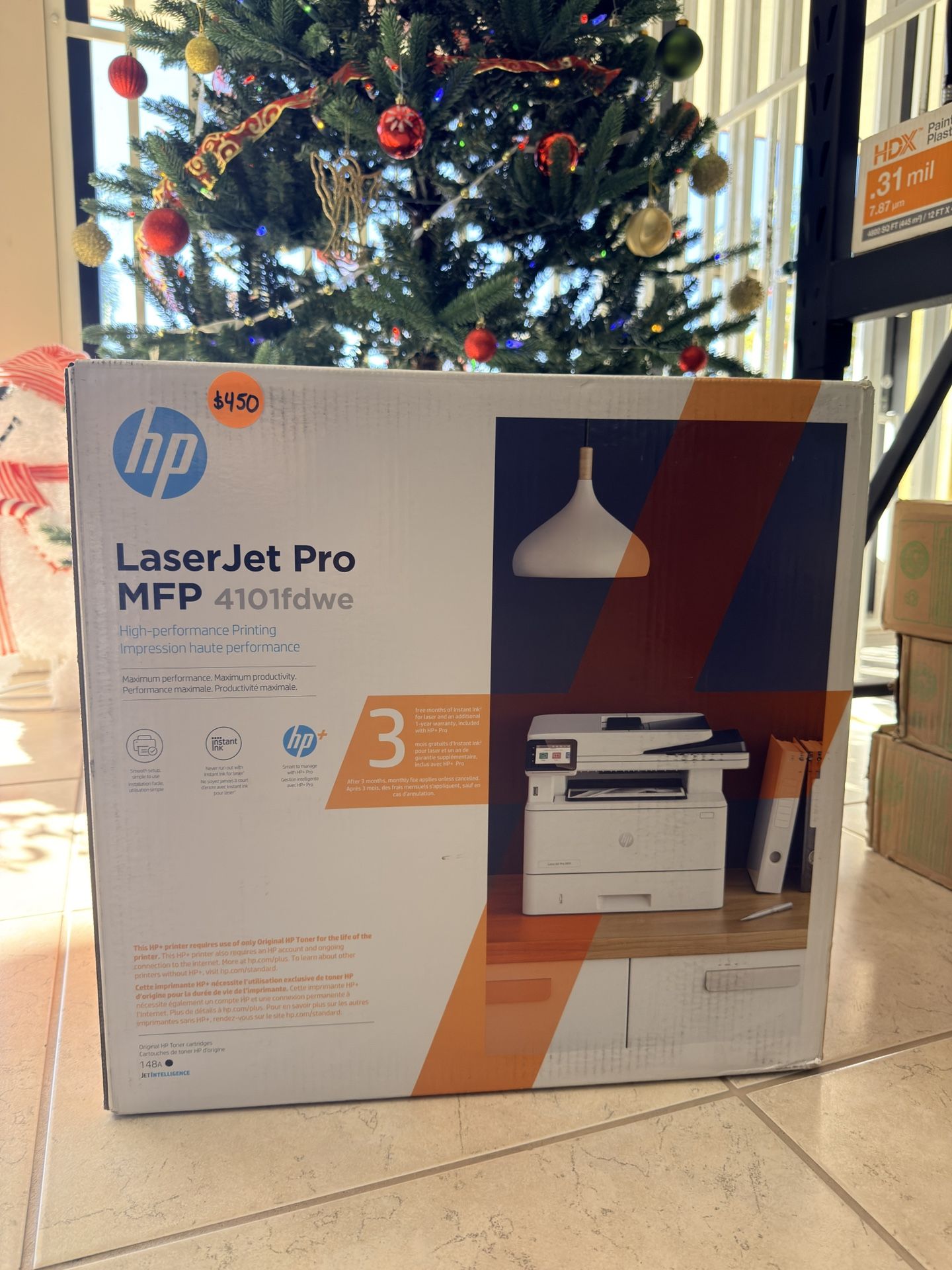 HP LASER JET PRO MFP 4101fdwe HIGH-PERFORMANCE PRINTER