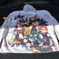 Size men's medium anime hoodie sweatshirt