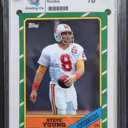 1986 Topps Steve Young Rookie 10 Gem 