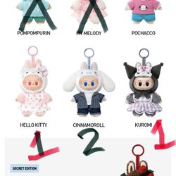 Collectible PopMart Sanrio The Monster series