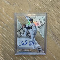 2019 Panini Elite Extra Edition Jose Soriano Rookie Auto Angels