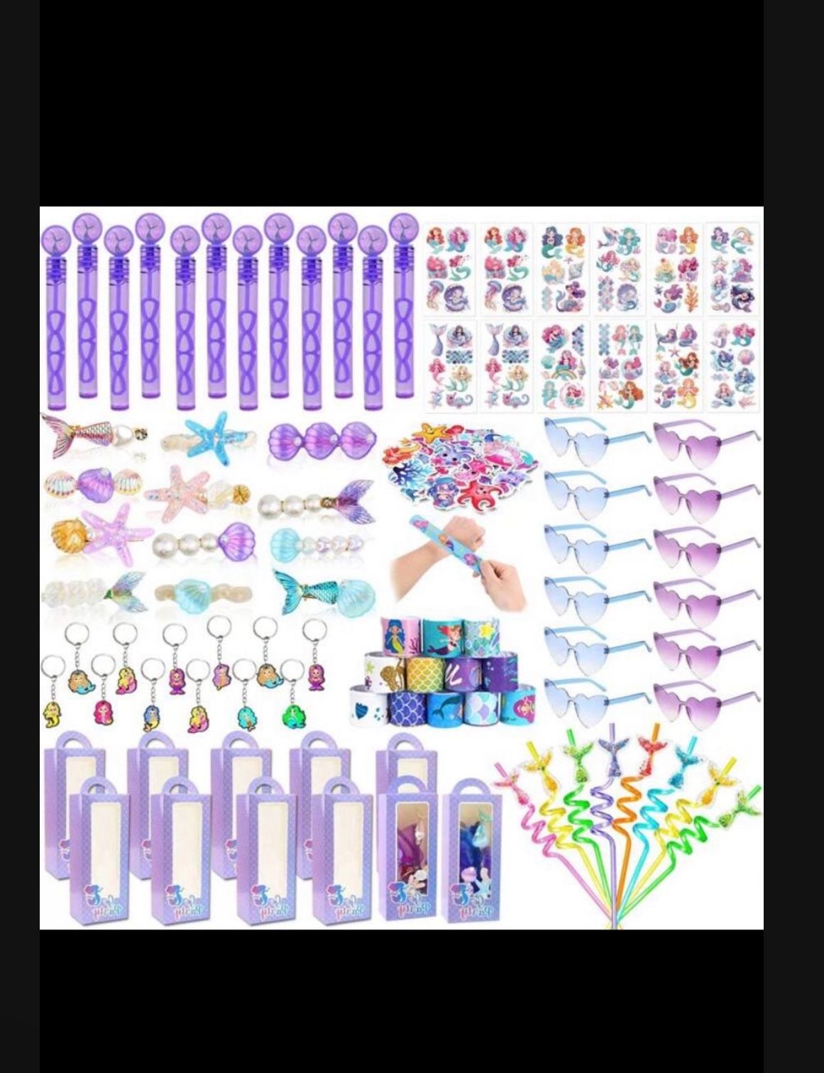 146 Pcs Mermaid supply Party Kid
