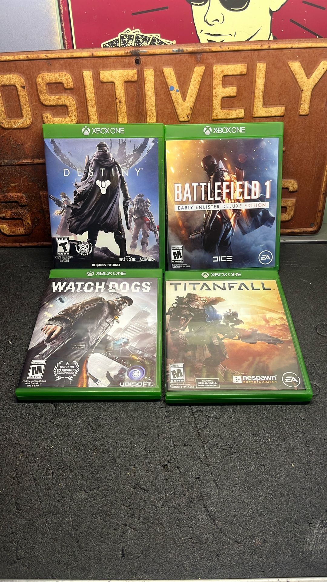4 Game Bundle For Xbox One