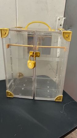 RH Clear Acrylic Trunk with Gold Hardware