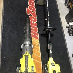 Ryobi Leaf Blower And Woolwacker