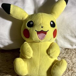 Pokemon Pikachu Plush Toy 9 inch Stuffed Animal Yellow 2021 New Without Tags