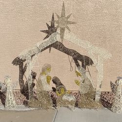Lighted Nativity Scene