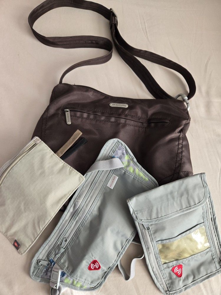 Travel Bags/ Purse Set / Securely Hide Important Info