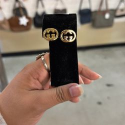 Gucci Logo Earrings 