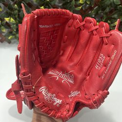 Rawlings Highlight Series H120S Reg 10 1/2 Youth Red Baseball Glove