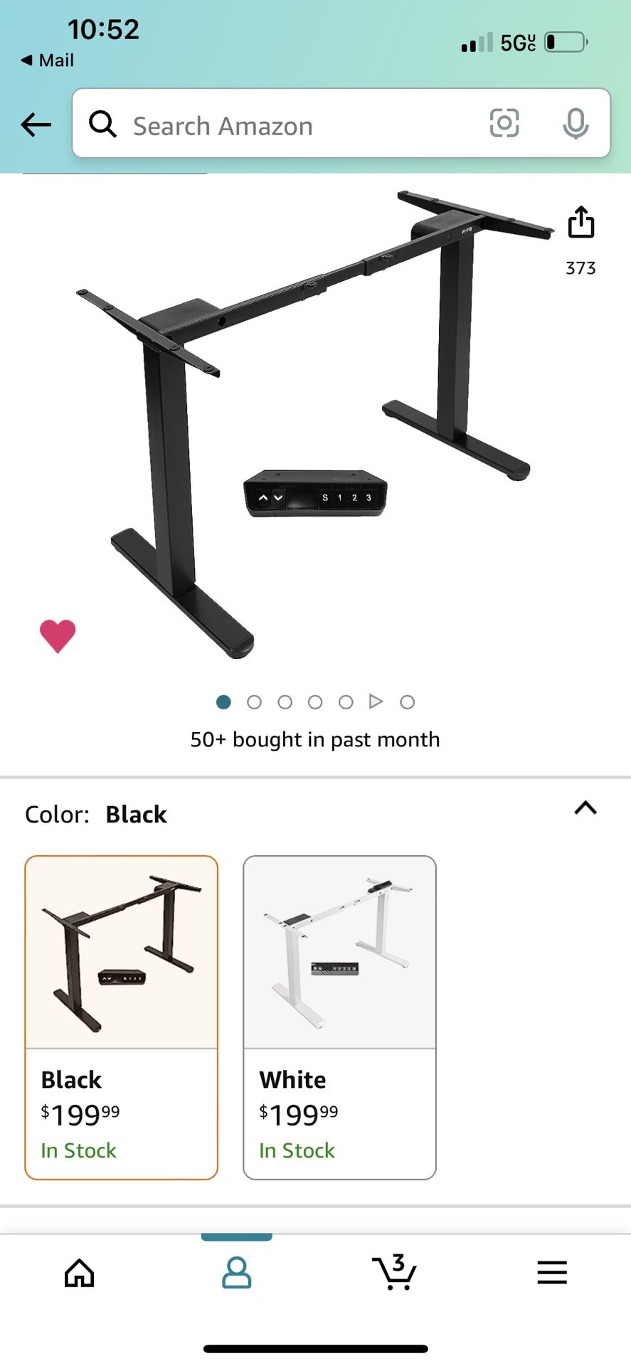 TOPSKY Dual Motor Electric Adjustable Standing Computer Desk for Home and Office (Tabletop included)