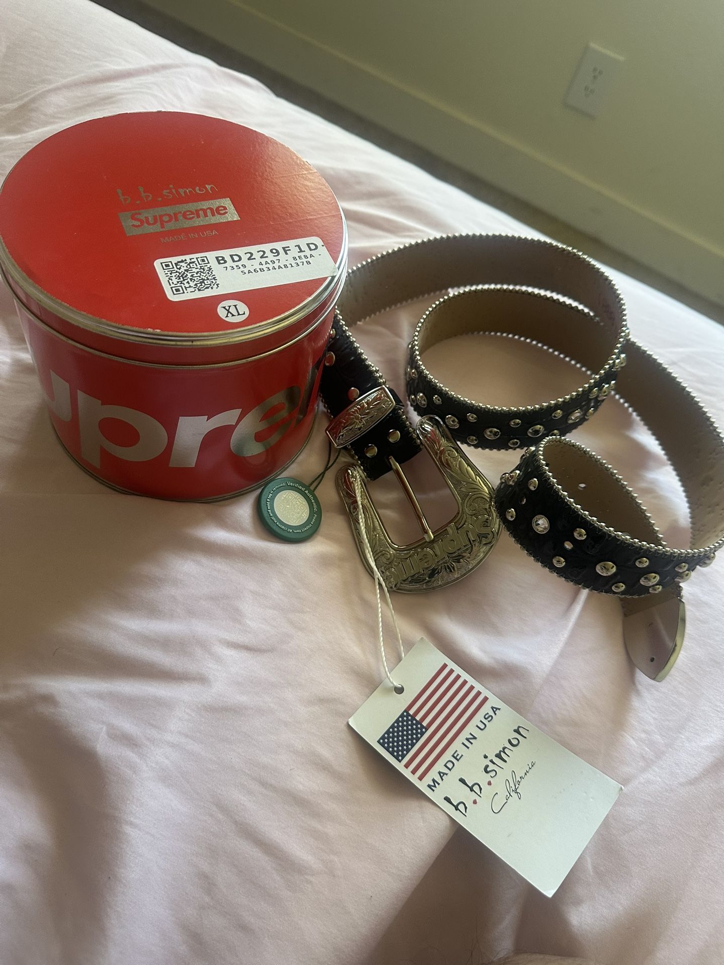 Bb Simon Supreme Studded Ranger Belt