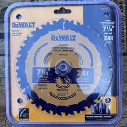 DEWALT 7-1/4” Framing Circular Saw Blade – 24T (Brand New)