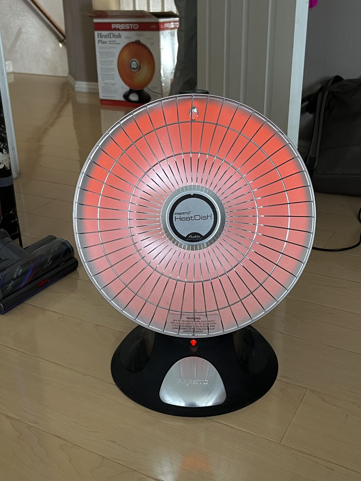 Presto Heat Dish Plus Parabolic Electric Heater