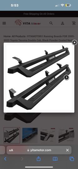 2005-2023 Toyota Tacoma Double Cab Running Boards