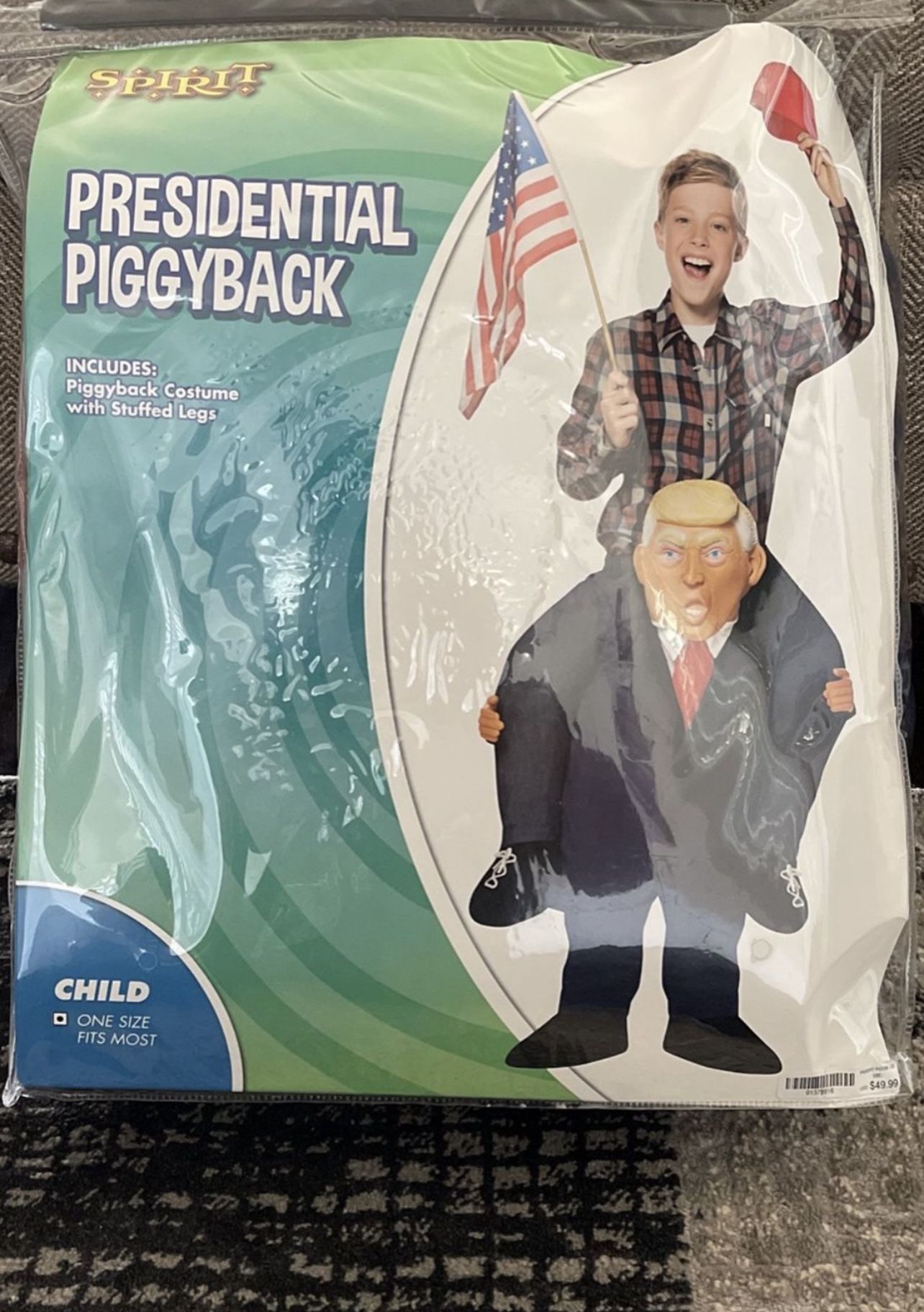 Spirit Halloween: Presidential Piggyback (Trump)