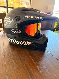 Fast house helmet and goggles (new)