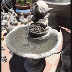 New Water Fountain Made Out Of Cement Perfect Gift 