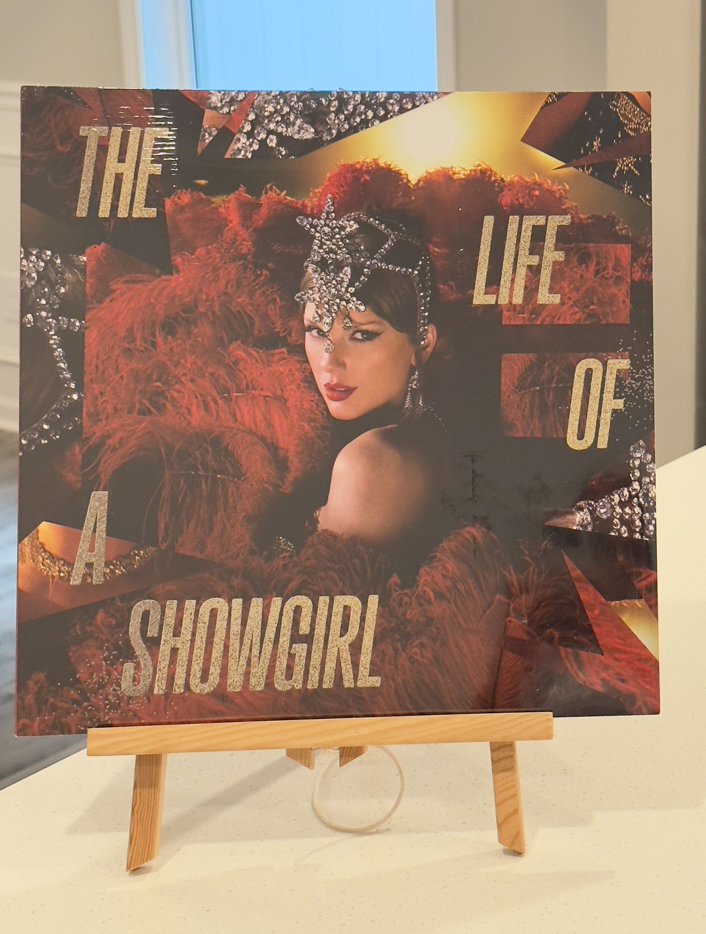 Taylor Swift The Life Of A Showgirl Tiny Bubbles In Champagne Under Bright Lights Pearlescent Vinyl