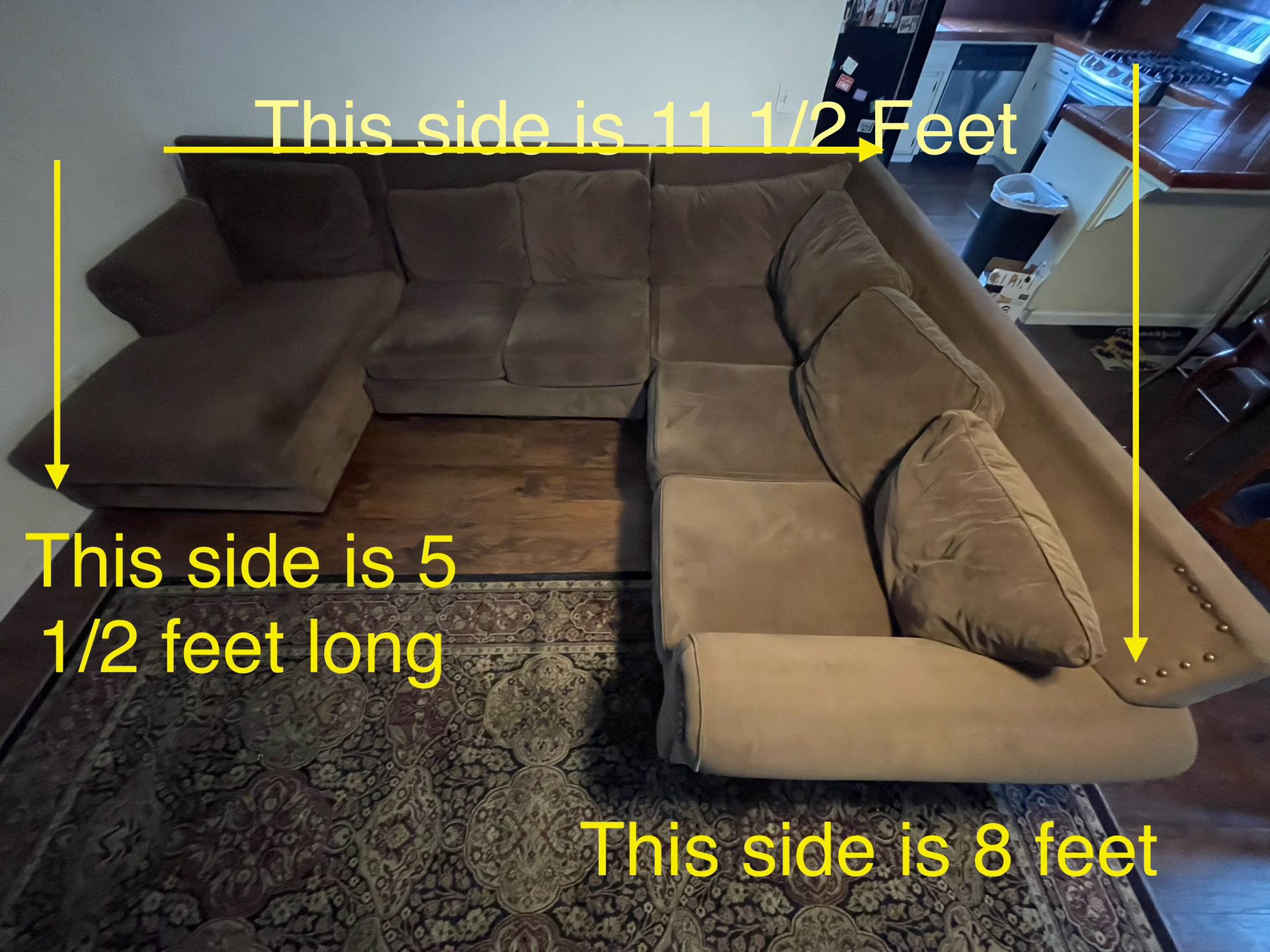 Sectional Couch Set Delivery Available