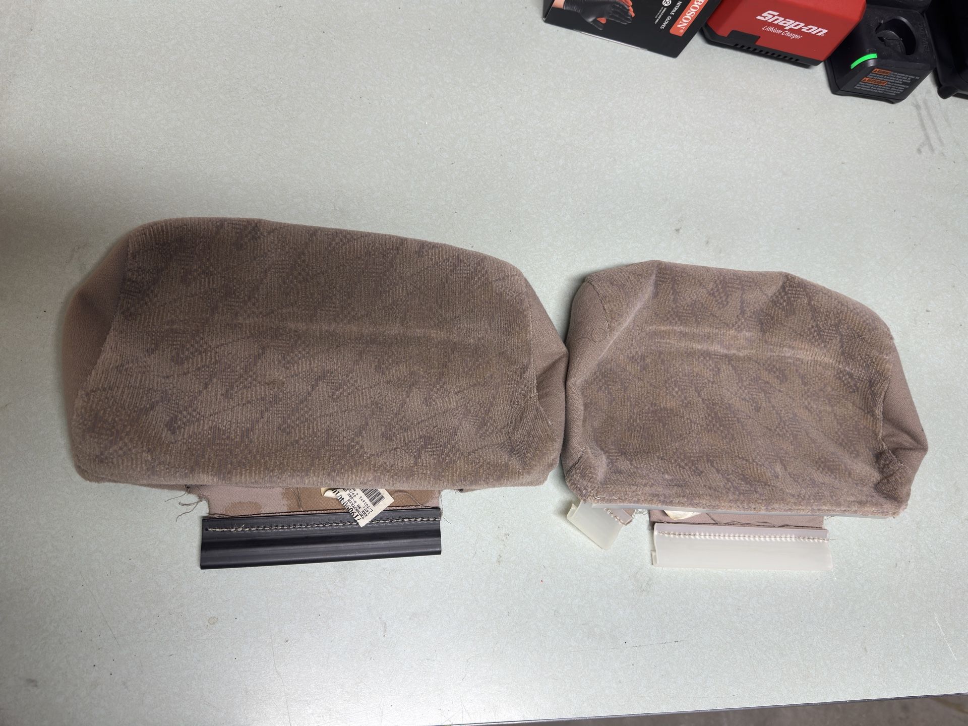 Front Headrest Covers 1st Gen Tacoma Tan