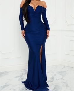 Long Sleeve Fitted Dress