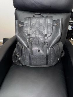 Gucci GG Jumbo Leather Backpack 100% authentic