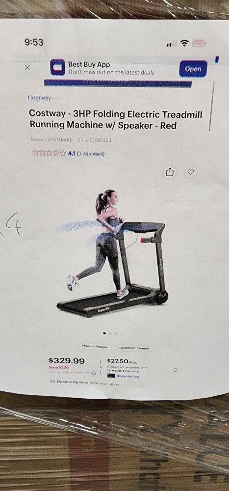 TREADMILL WITH Bluetooth Speaker