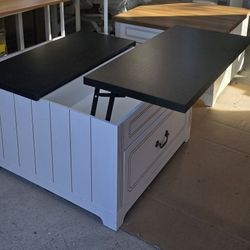 Lift Off Coffee Table with Drawer and Large Hidden Storage Compartment, New