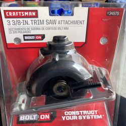 Craftsman 3 3/8-in Trim Saw Attachment 