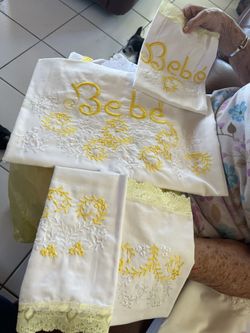 Baby Crib Blanket And Pillow Set
