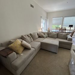 Sleeper sofa with matching Ottoman 