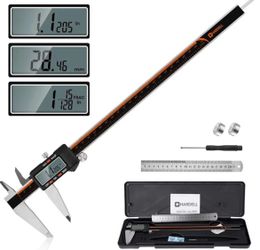 New Digital Caliper 12” with large LCD Screen for jewelry, parts, 3D printing