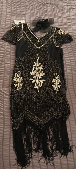 LAST MINUTE! Roaring 20s Flapper Costume – Size M – $15