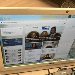 White dell all in one bag Amd A6-7310 2.0ghz 8gb ram 256gb SSd won 11