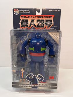 MediCom Toy Miracle Action Figure TETSUJIN 28 GO (navy blue) Original Package