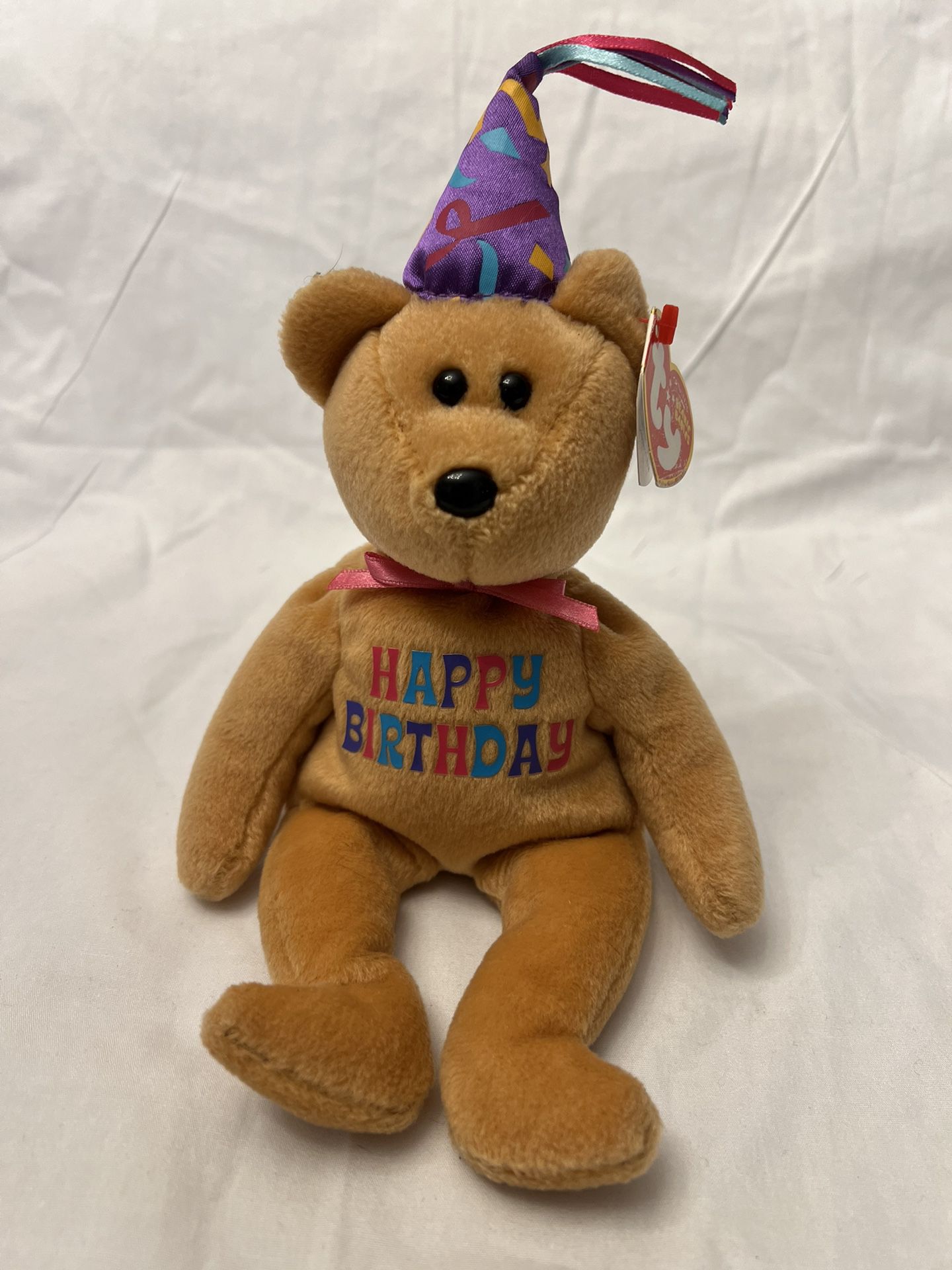 TY Beanie Baby Bear “Celebration” The Birthday Bear