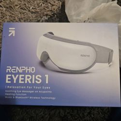 Eye Massager with Voice, Heat,